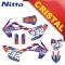 KIT GRAFICHE NCX SXR 140cc 17/14 ARANCIO / BLU IN CRISTAL NITTO ®