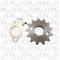 KIT PIGNONE 420 - 12 DENTI - 17mm COMPLETO DI FERMAPIGNONE