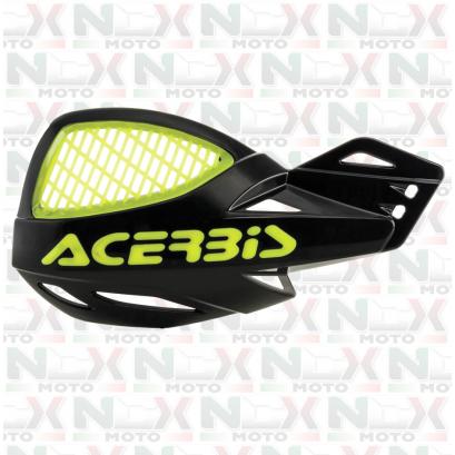 COPPIA PARAMANI ACERBIS UNIKO VENTED NERO/GIALLO FLUO