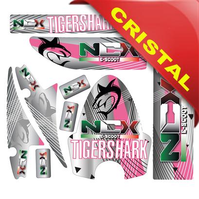 KIT GRAFICHE NCX TIGERSHARK ROSA IN CRISTAL