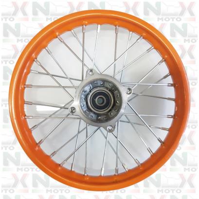 CERCHIO ANTERIORE 12" ARANCIO PER MINICROSS 