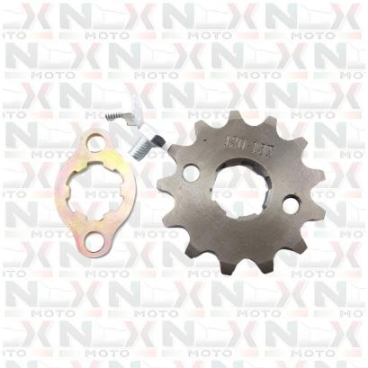 KIT PIGNONE 420 - 12 DENTI - 17mm COMPLETO DI FERMAPIGNONE